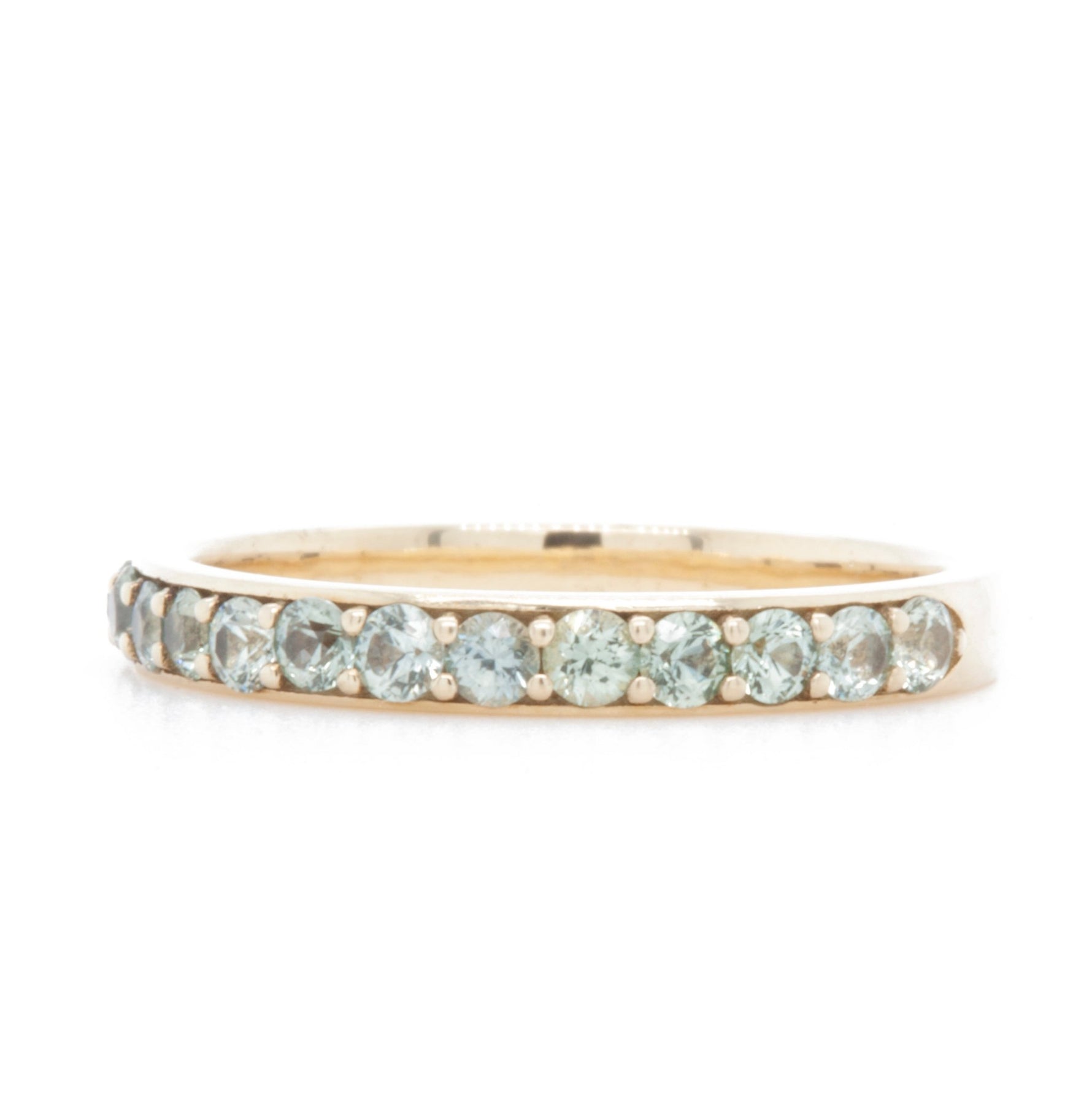 The Sapphire Pavé Band (Ready to ship in size 6.75) - W.R. Metalarts