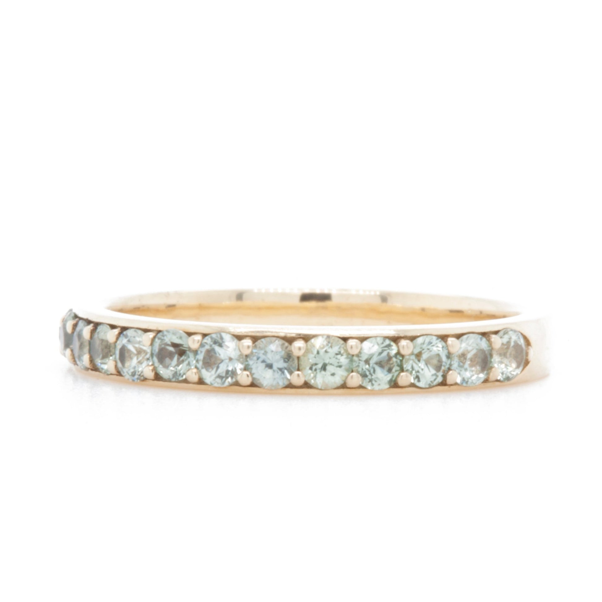 The Sapphire Pavé Band (Ready to ship in size 6.75) - W.R. Metalarts