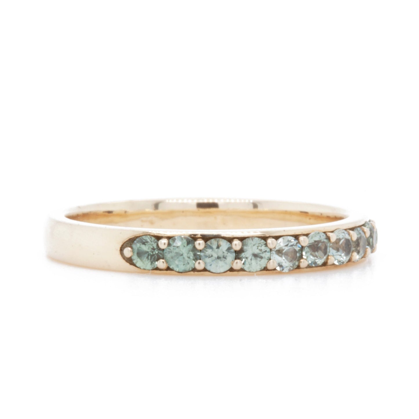 The Sapphire Pavé Band (Ready to ship in size 6.75) - W.R. Metalarts
