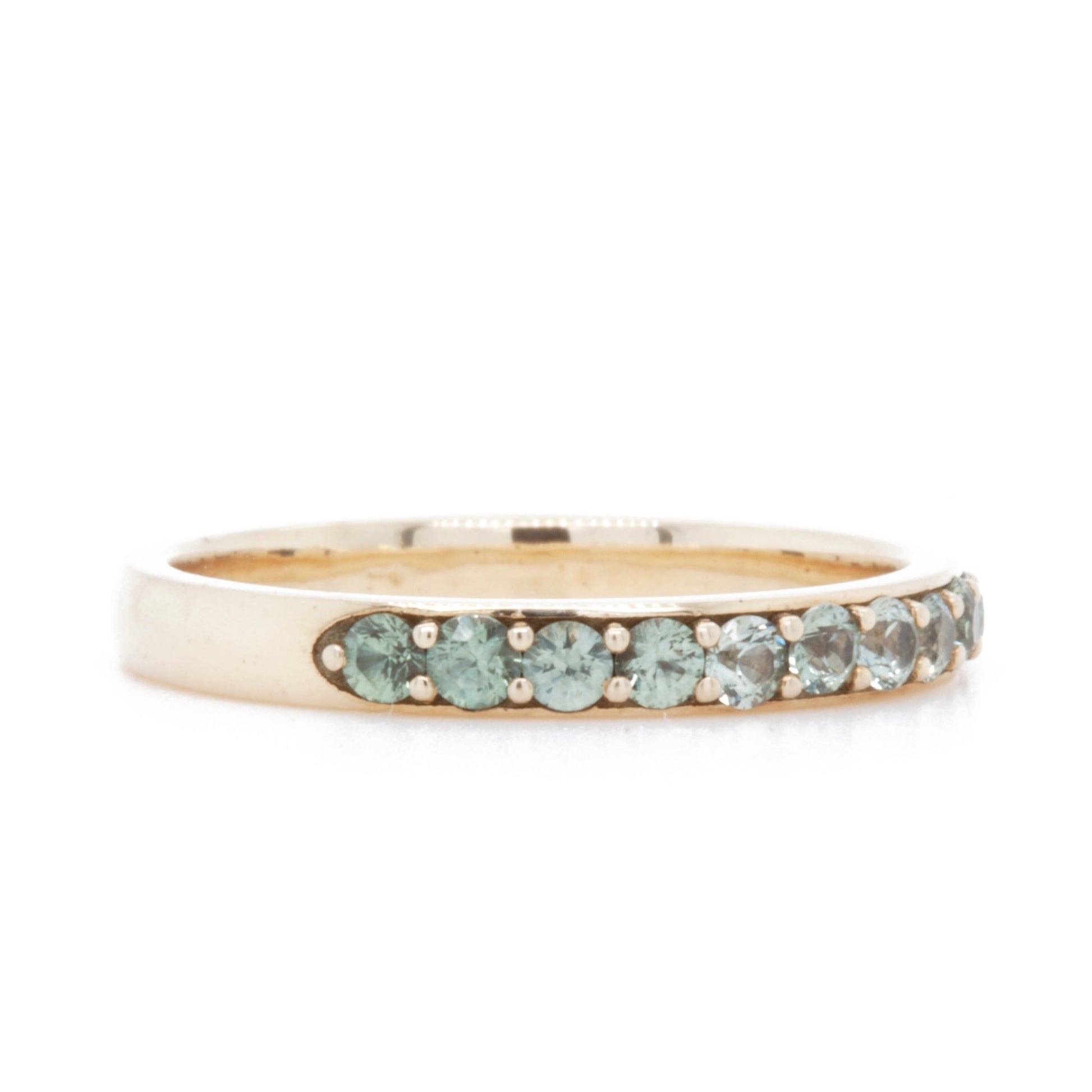 The Sapphire Pavé Band (Ready to ship in size 6.75) - W.R. Metalarts