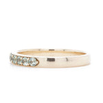 The Sapphire Pavé Band (Ready to ship in size 6.75) - W.R. Metalarts