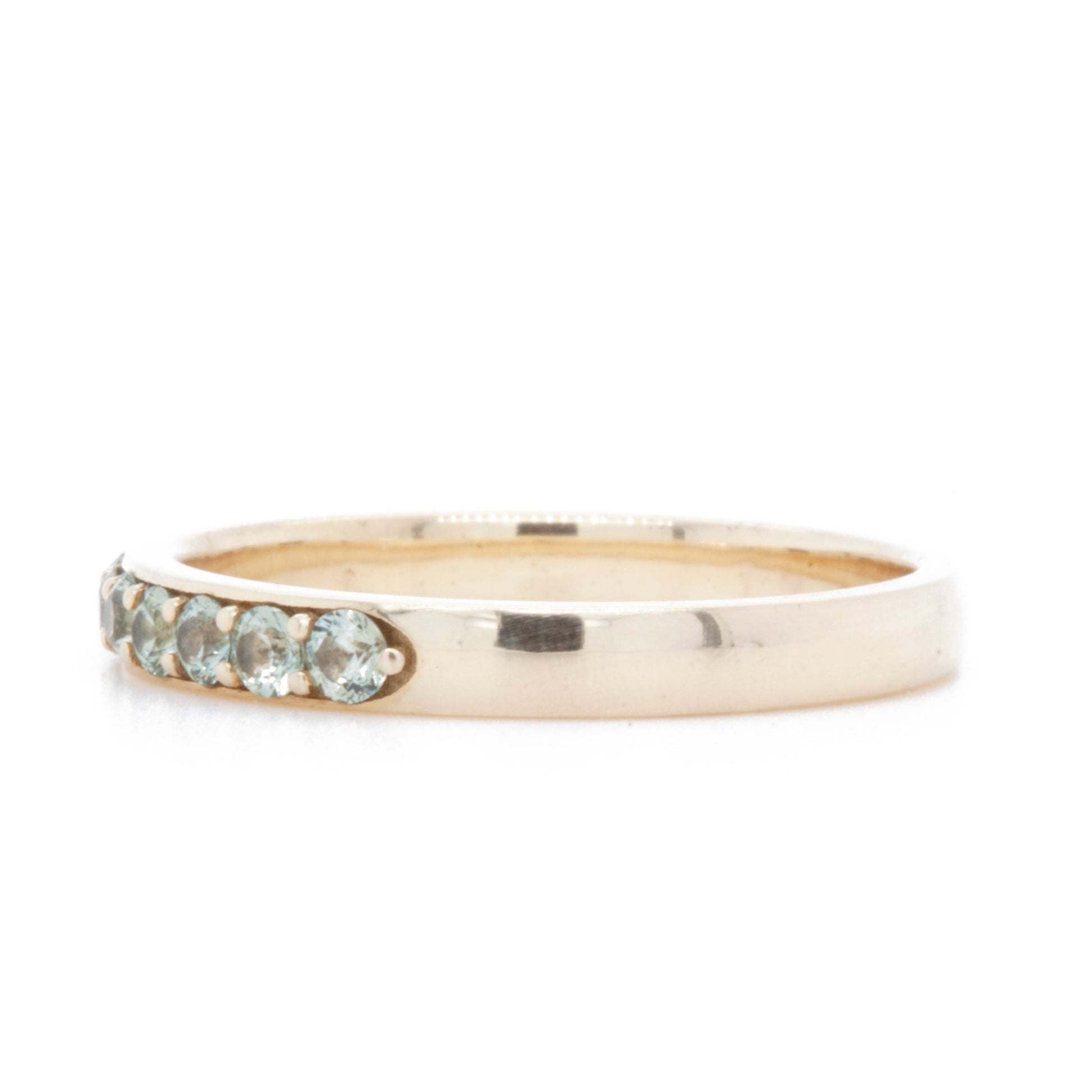 The Sapphire Pavé Band (Ready to ship in size 6.75) - W.R. Metalarts