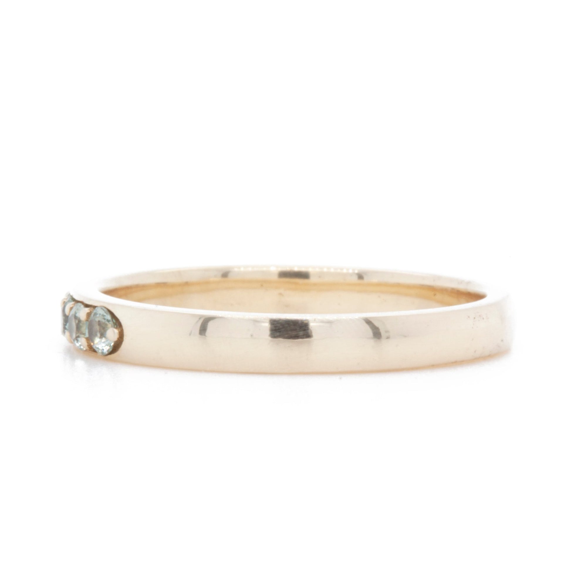 The Sapphire Pavé Band (Ready to ship in size 6.75) - W.R. Metalarts
