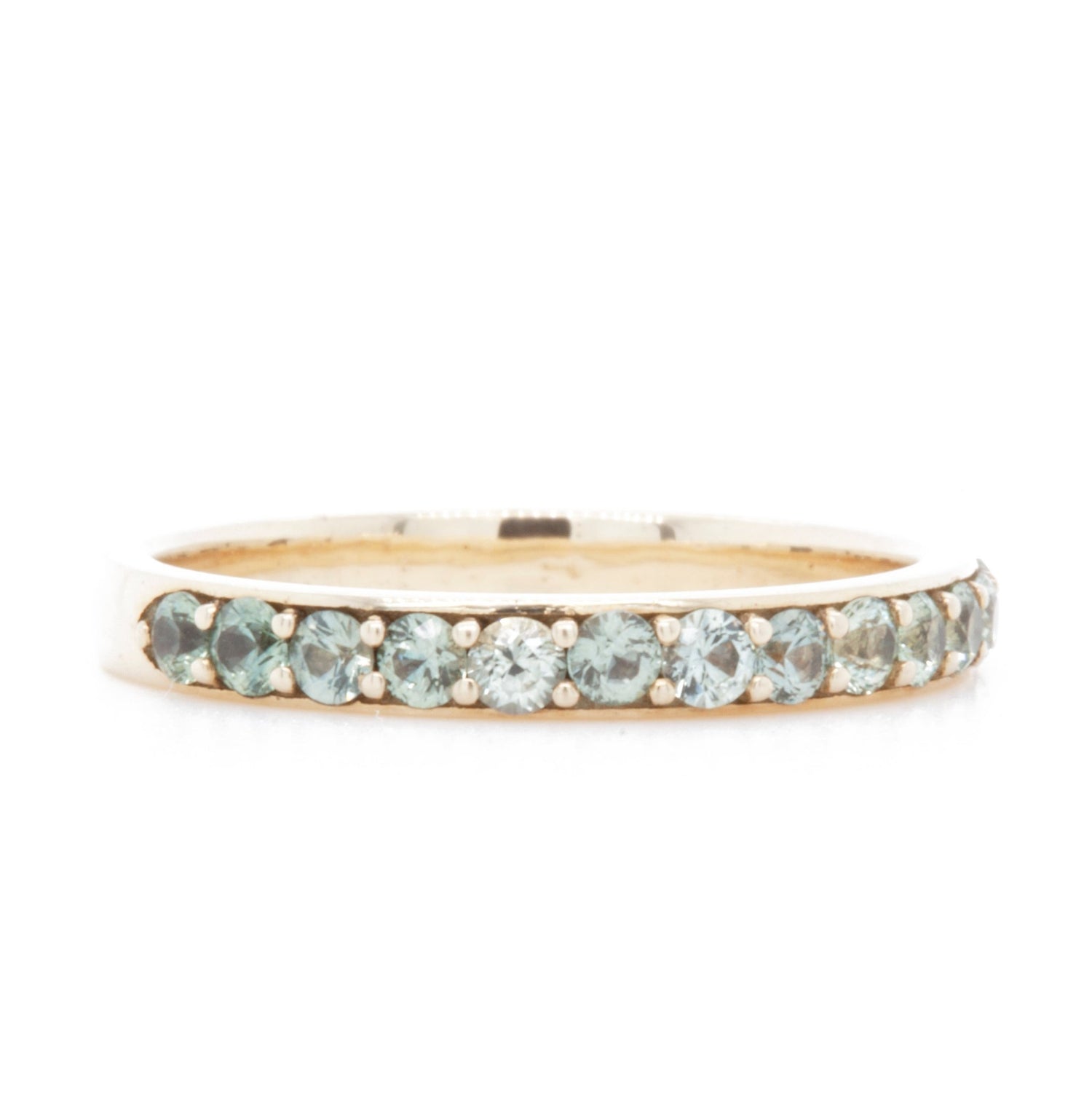 The Sapphire Pavé Band (Ready to ship in size 6.75) - W.R. Metalarts
