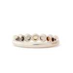 The Seven Stone Rainbow Ring - W.R. Metalarts
