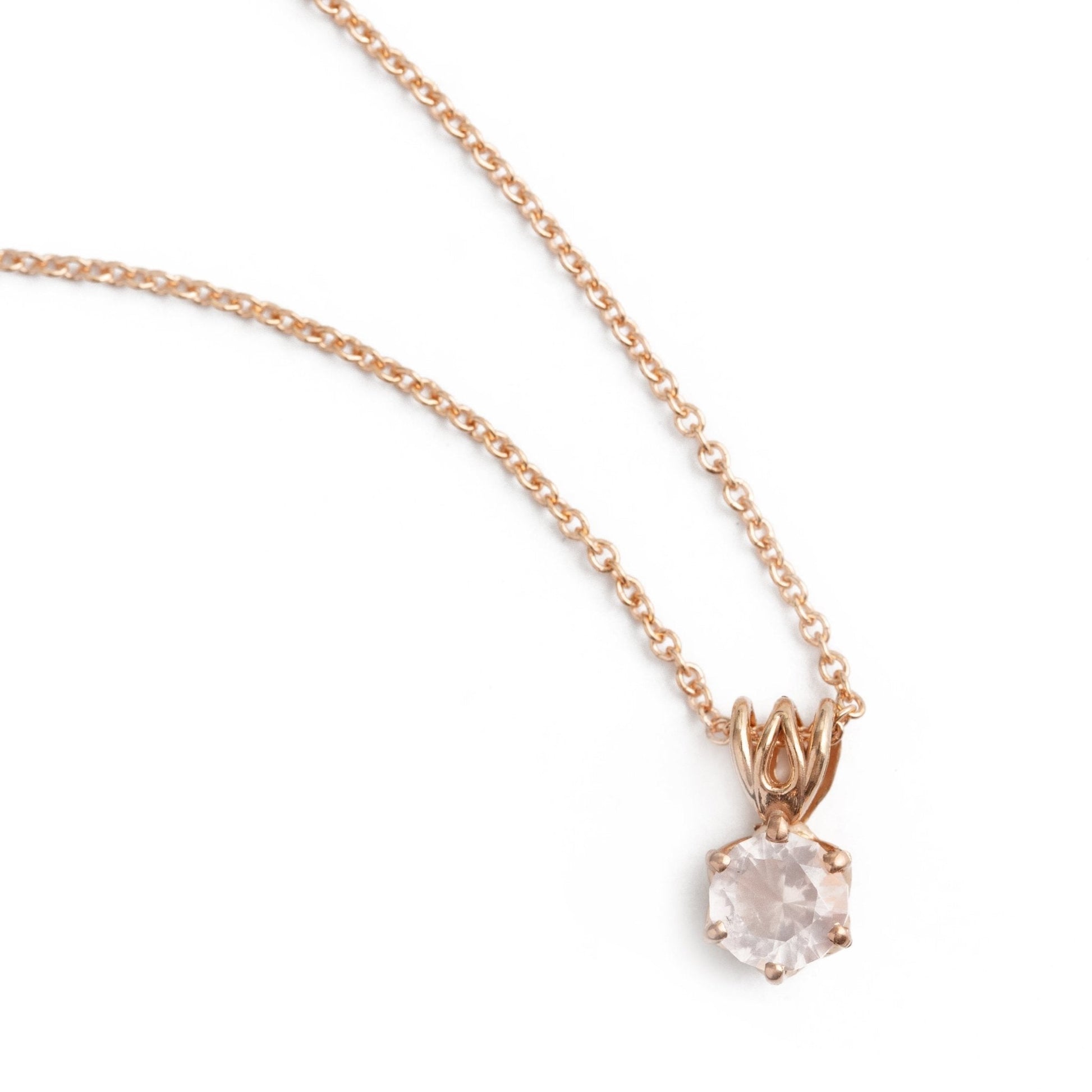 The South Dakota Rose Quartz Pendant - W.R. Metalarts