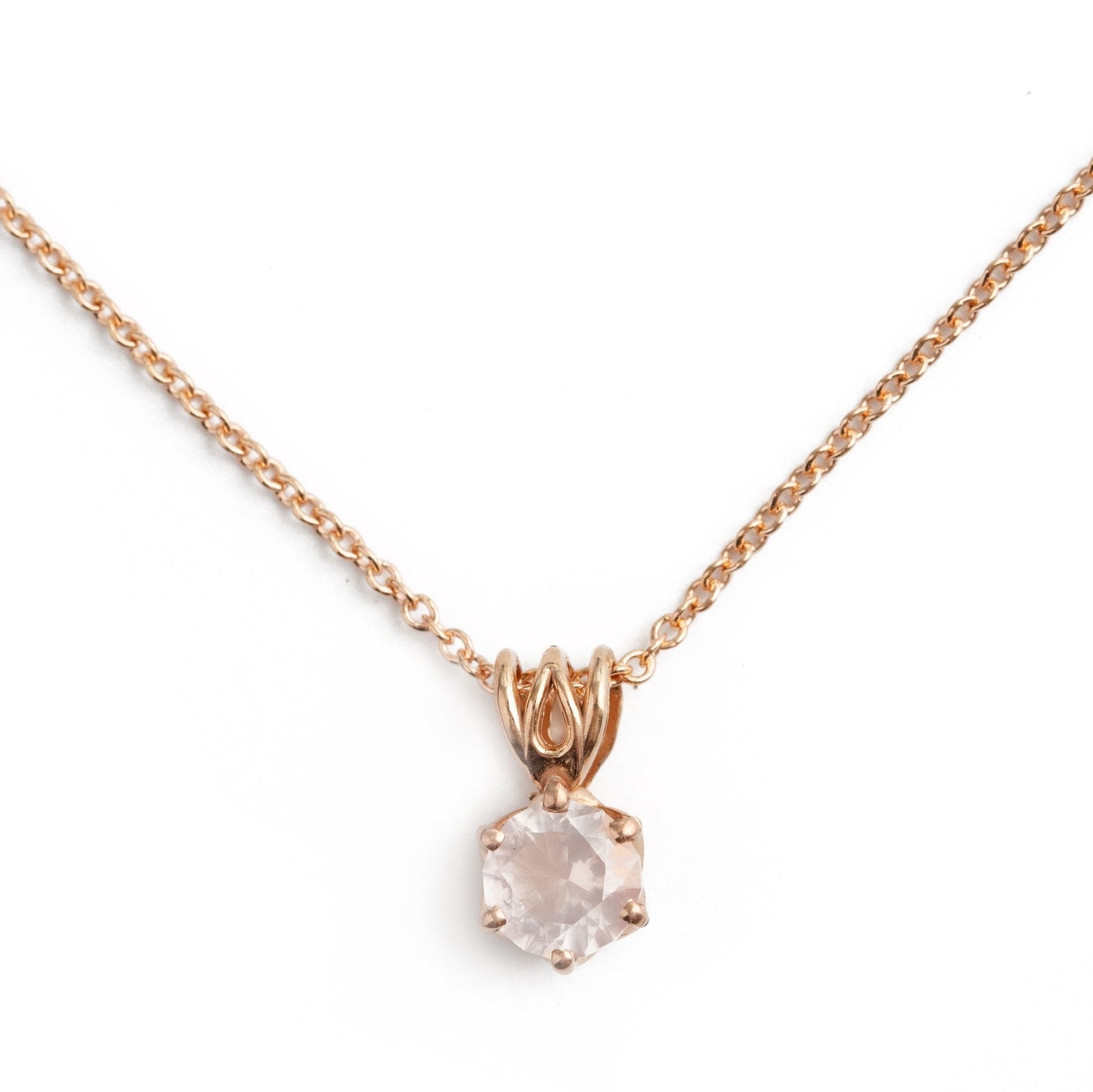 The South Dakota Rose Quartz Pendant - W.R. Metalarts