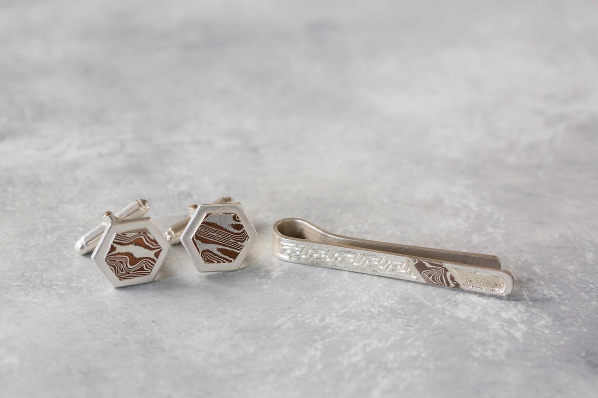 The Steps to Mokume Tie Bar - W.R. Metalarts