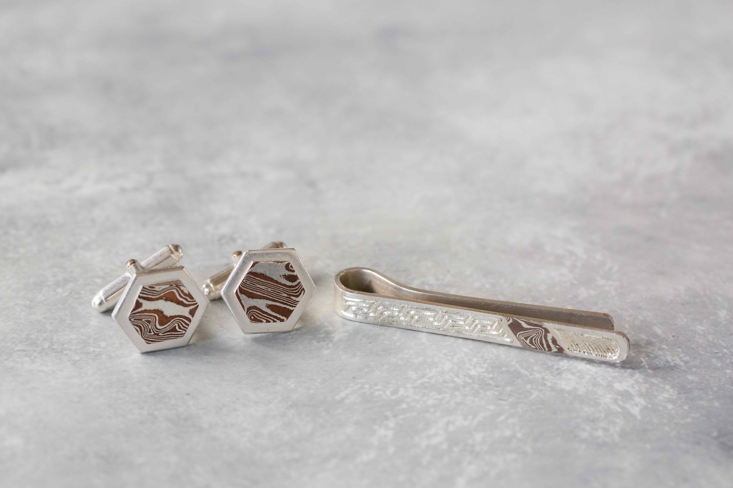The Steps to Mokume Tie Bar - W.R. Metalarts