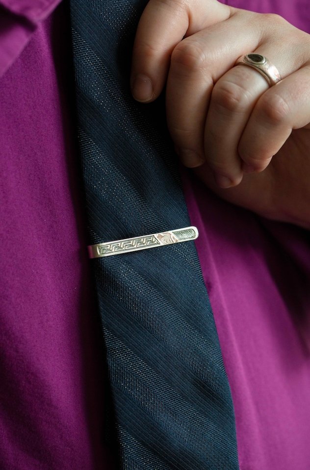 The Steps to Mokume Tie Bar - W.R. Metalarts