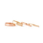 The Thatched Band (Ready to ship in 5mm width 14K rose gold size 10) - W.R. Metalarts