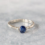 The Three-Stone Sapphire Ring - W.R. Metalarts