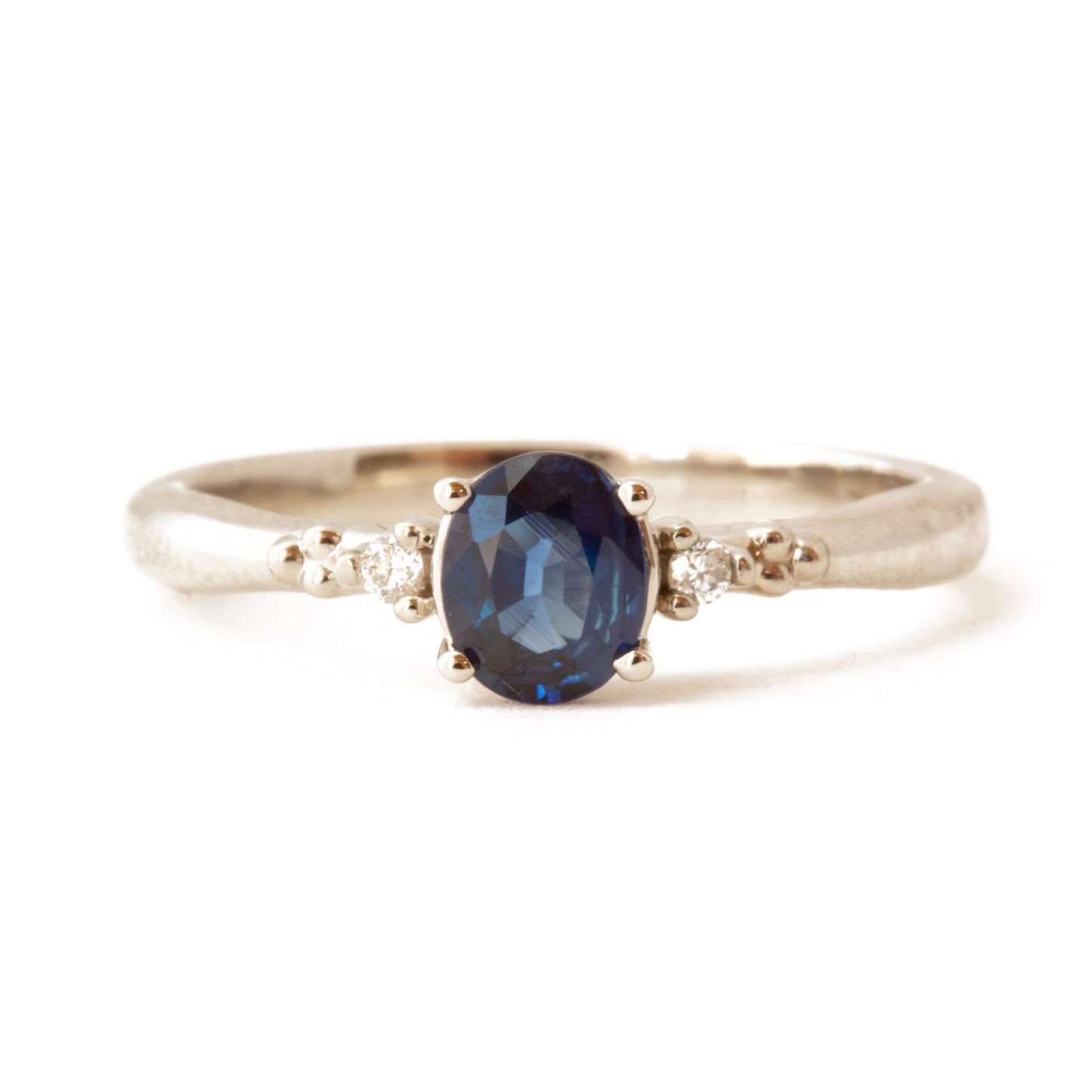The Three-Stone Sapphire Ring - W.R. Metalarts