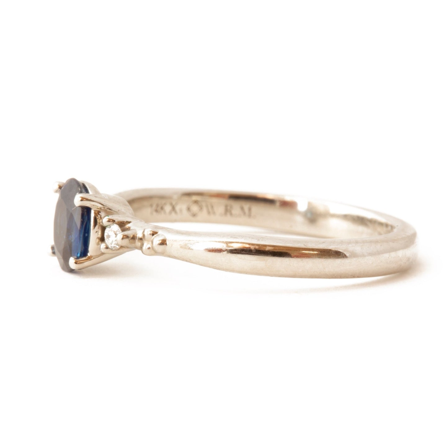 The Three-Stone Sapphire Ring - W.R. Metalarts