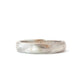 The Twisted Mokume Gane White Gold Band - W.R. Metalarts