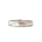 The Twisted Mokume Gane White Gold Band (Ready to ship in 3mm width size 7) - W.R. Metalarts