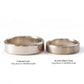 The White Gold Band (Flat Profile) (Ready to ship in 2mm width size 10.75 matte finish) - W.R. Metalarts