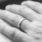 The White Gold Hammered Band - W.R. Metalarts