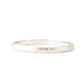 The White Gold Hammered Band (Ready to ship in 2mm width size 6.5 with a matte finish) - W.R. Metalarts