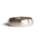 The White Gold Hammered Band (Ready to ship in 2mm width size 6.5 with a matte finish) - W.R. Metalarts