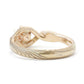 The Yellow Gold Mokume Twist Ring - W.R. Metalarts