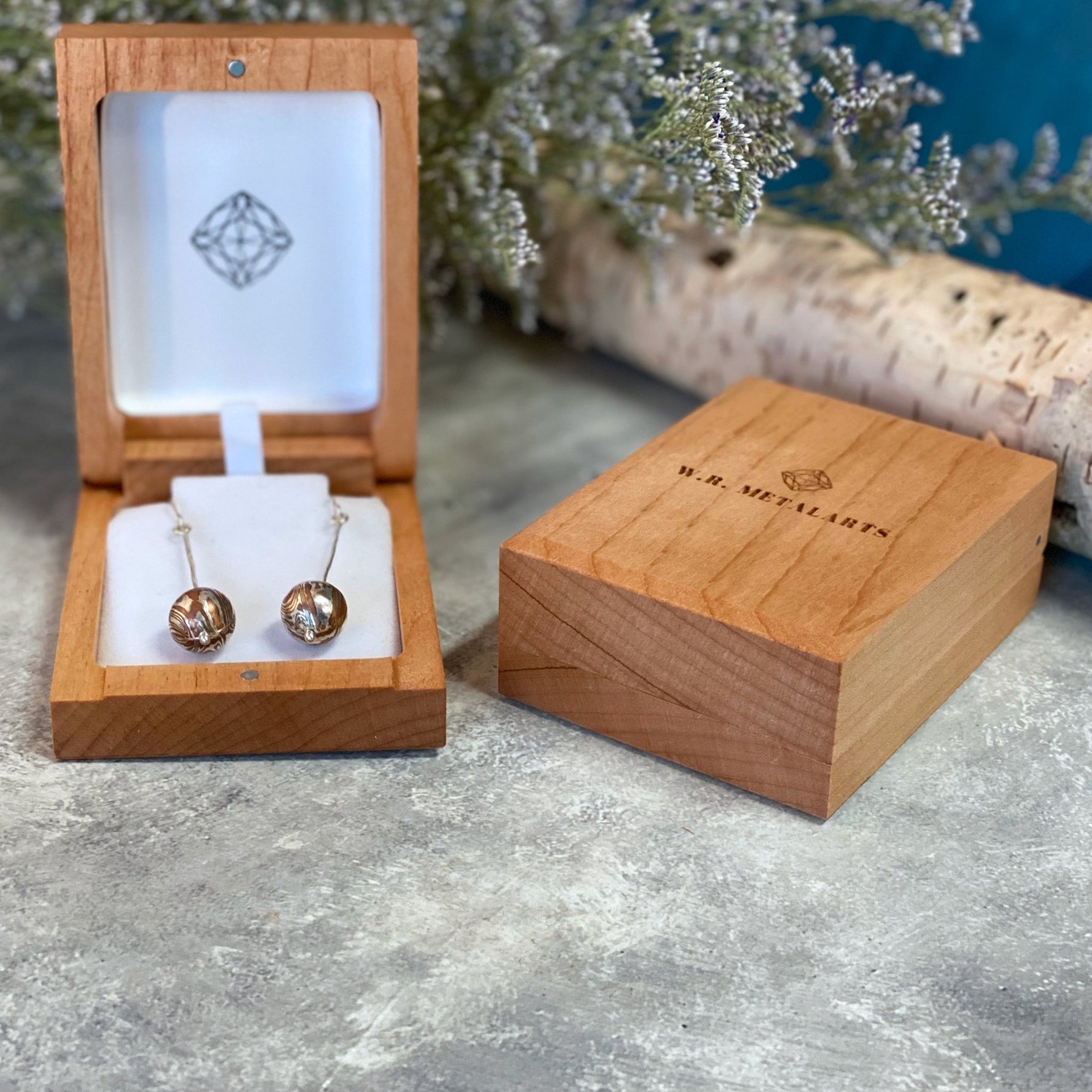 Wooden Jewelry Box - W.R. Metalarts